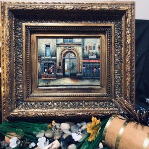 “Parisian storefront scene” by Pike
